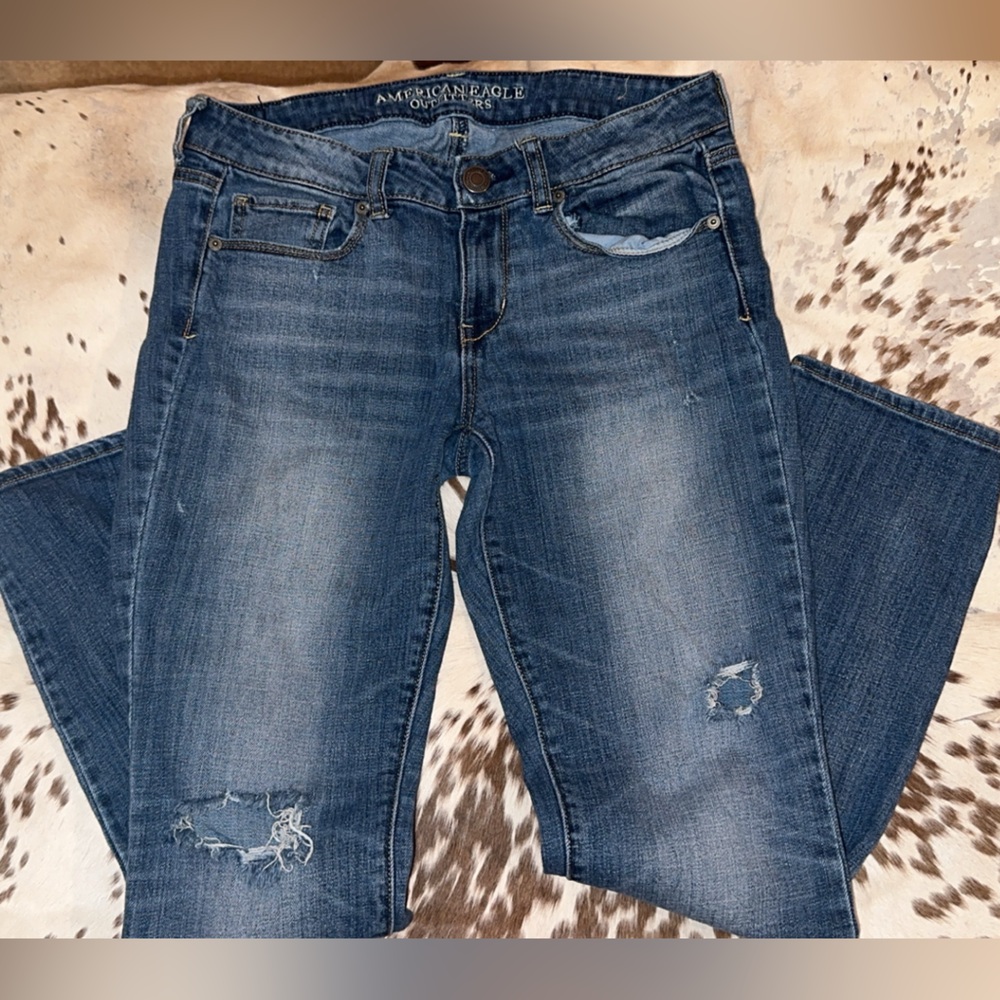 American Eagle Distressed Skinny Jean